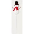 thumbnail image 1 of Worth Imports 11" Snowman on 16" Stick w/ Black Hat Planter Pick, Set of 3 - Multicolor, 1 of 1