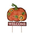 thumbnail image 1 of Worth Imports 28" Metal Welcome Pumpkin Stake, 1 of 1