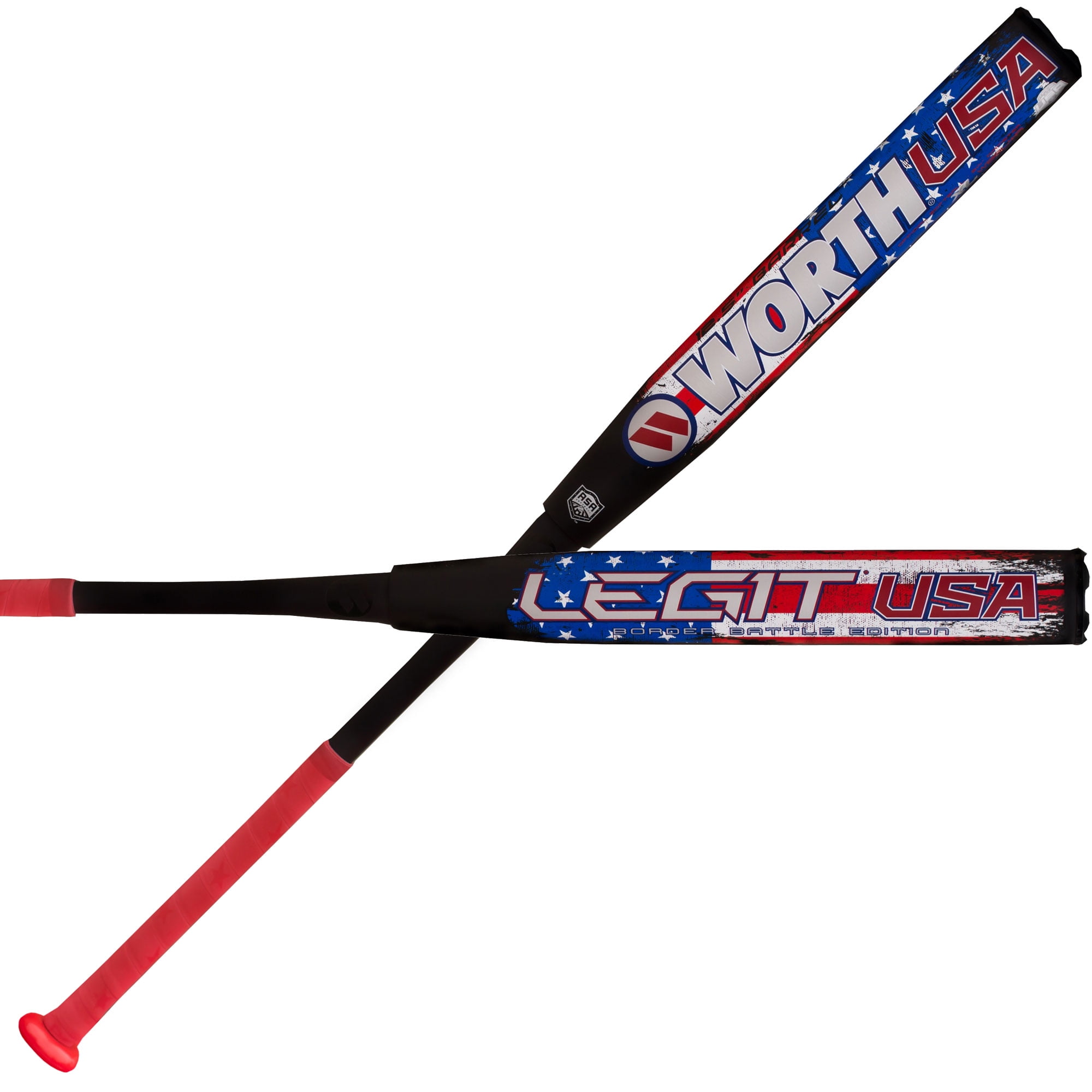 Worth Legit ASA Slowpitch Softball Bat, 34" (8)
