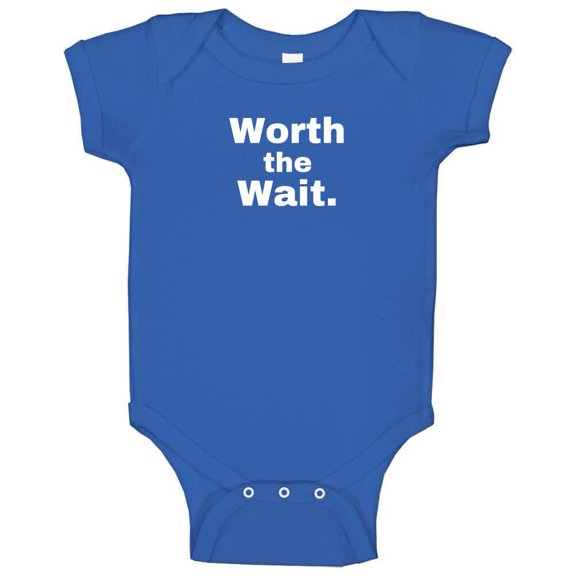 Worth The Wait Infant Bodysuit - Baby One Piece - Unisex