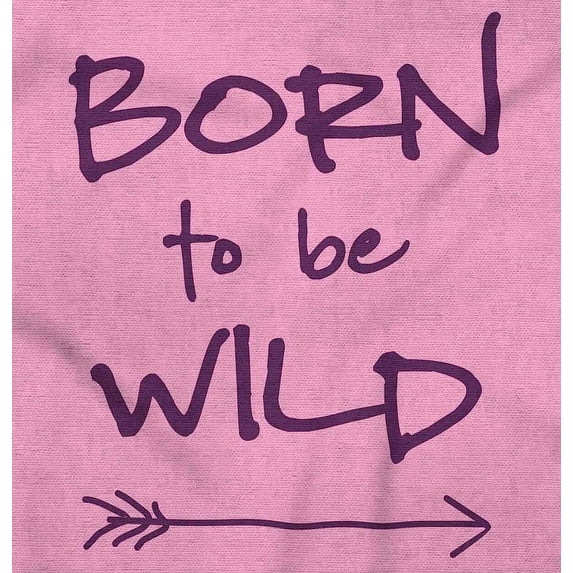 Born To Be Wild Playtime Playground Baby Romper Boys or Girls Newborn Pink