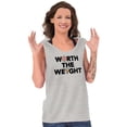 thumbnail image 1 of Worth Weight Pizza Carbs Foodie Lover Tank Top T Shirts Men Women Brisco Brands S, 1 of 5