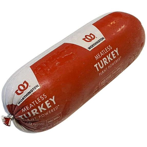 Worthington Plant Based Oven Roasted Turkey Roll, 4 Pound -- 4 per case