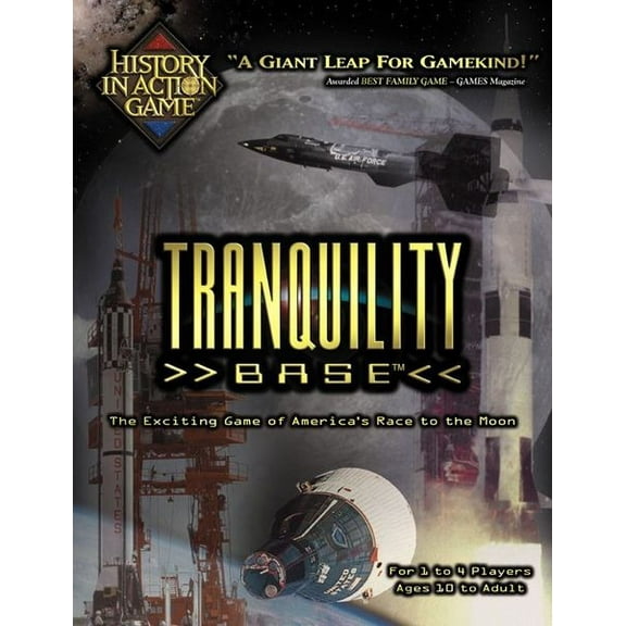 Worthington Publishing WPUBHIA001 Tranquility Base Board Game