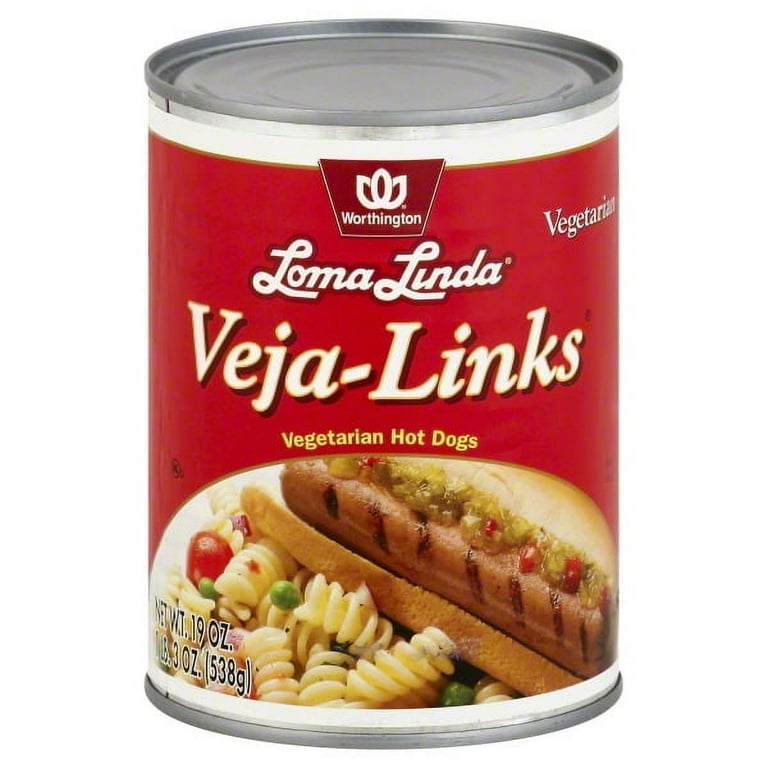 Worthington Veja-links Vegetarian Hot Dogs, 19 oz - Walmart.com