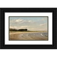 thumbnail image 1 of Worthington Whittredge 24x16 Black Ornate Framed Double Matted Museum Art Print Titled: Second Beach, Newport (C. 1878-1880), 1 of 5
