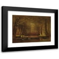 thumbnail image 1 of Worthington Whittredge 24x19 Black Modern Framed Museum Art Print Titled - Trout Brook in the Catskills (1875), 1 of 5