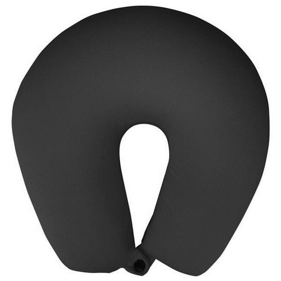 Worthy Black Polystyrene Microbead Neck Pillow