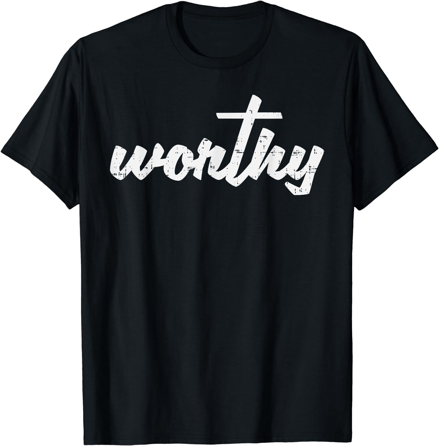 Worthy Cross God Jesus Faith Grace Religious Christian Gift T-Shirt ...