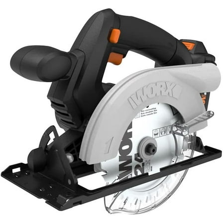 WORX - 20V 5.5" Cordless Circular Saw (1 x 2.0 Ah Battery and 1 x Charger) - Black