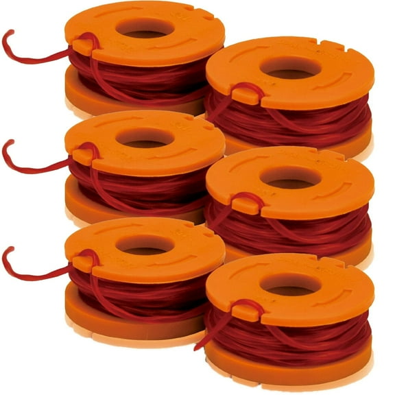 Worx (6 Pack) WA0004 10-Foot Trimmer Spool Line 2-Pack for WG150 # WA0004-3PK
