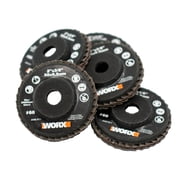 Worx MakerX WA7253 2" 60g Flap Sanding Wheels 5pc