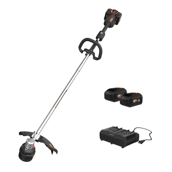 Worx Nitro WG185 40V Power Share Brushless 15” Cordless String Trimmer (Battery & Charger Included)