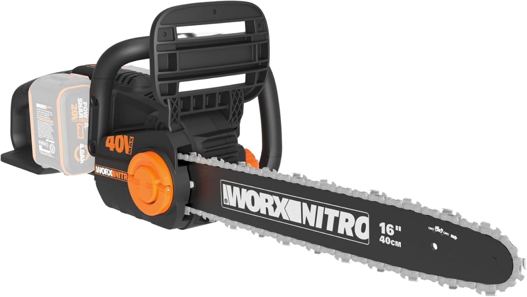 Worx Nitro WG385.9 40V Power Share 16" Cordless Chainsaw with Brushless Motor (Tool Only)