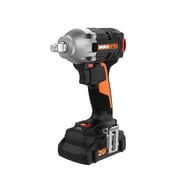 Worx Nitro WX272L 20V Power Share 1/2 Cordless Impact Wrench with Brushless Motor Battery and Charger Included