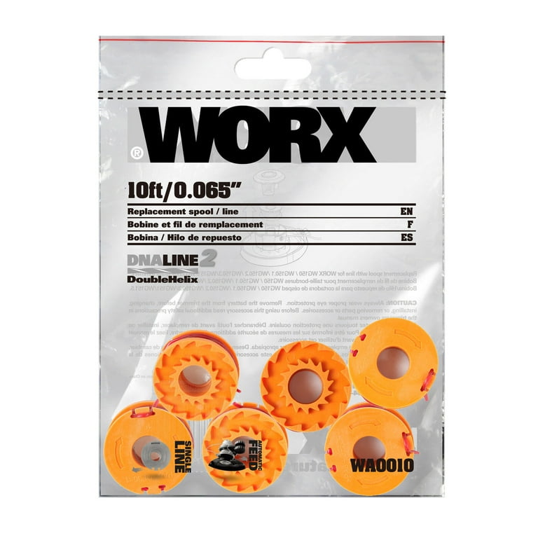 Worx WA0010 Replacement Spool Trimmer Line Walmart