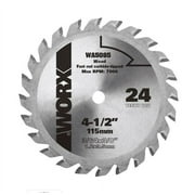 Worx WA5085 4-1/2" 24T Compact Circular Saw Blade TCT