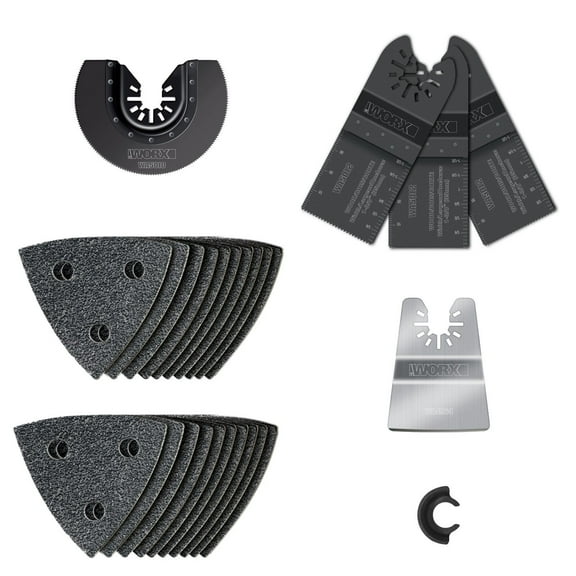 Worx WA5701 26-Piece Oscillating Tool Accessory Kit