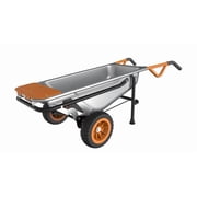 WORX WG050 Aerocart 8-In-1 Multifunction Wheelbarrow Dolly Cart Garden Carrier