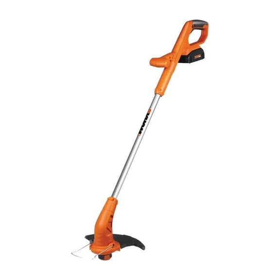 Worx WG154 20V PowerShare Cordless 10" Grass and Weed String Trimmer and Edger with Battery and Charger