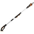 Worx WG349.9 20V Power Share 8" Cordless Electric Pole Saw with Chainsaw Head Attachment, Auto