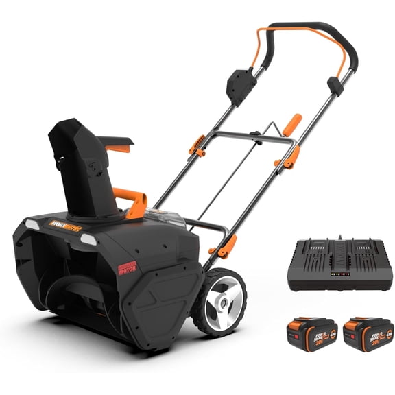 Worx WG471 40V Power Share 20" Cordless Snow Blower with Brushless Motor