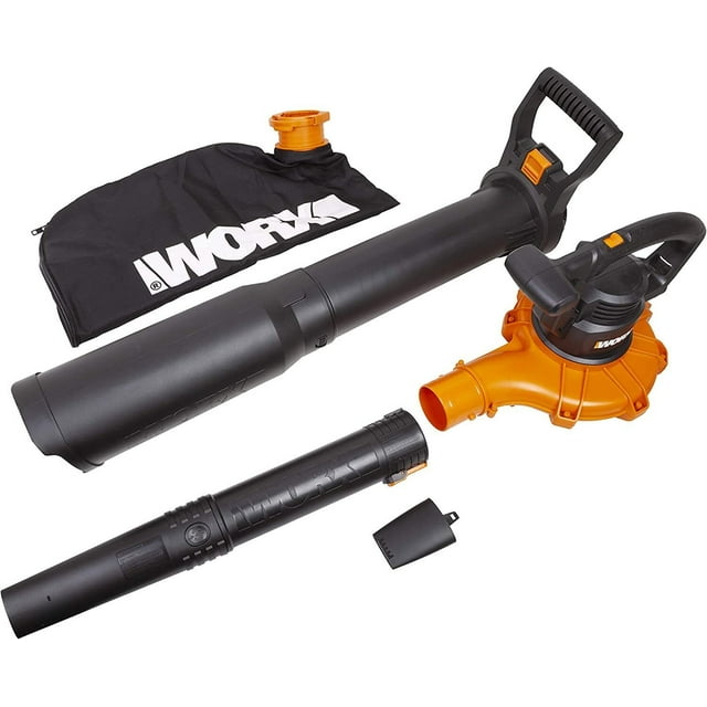 Worx WG518 12 Amp 2-Speed Leaf Blower, Mulcher & Vacuum