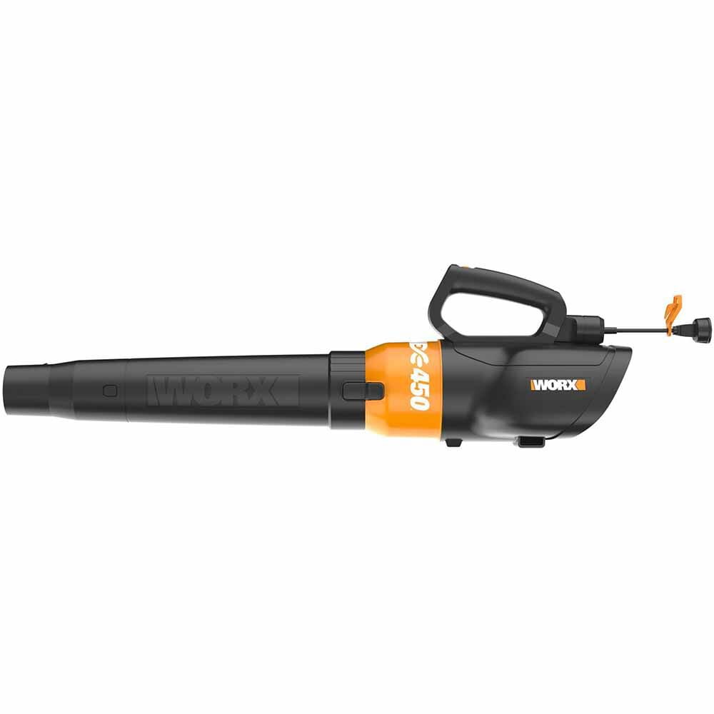 Worx WG519 7.5 Amp TURBINE 450 Electric Leaf Blower
