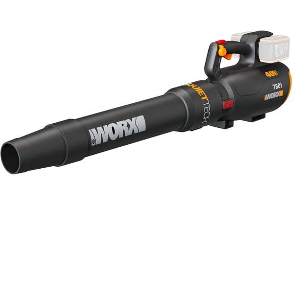 Worx WG582.9 40V 4.0Ah Cordless 780 CFM & 190 MPH QuietTech Blower – Tool Only
