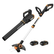 Worx WG928 20V Power Share GT 3.0 Trimmer & Turbine Blower (Batteries & Charger Included)