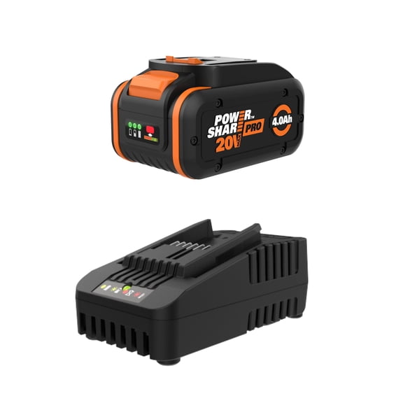 Worx WO7105 4.0Ah Battery and Quick Charger Kit