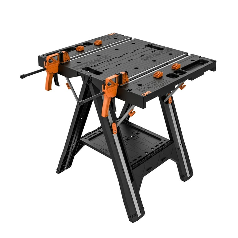 Worx WX051 Pegasus Folding Work Table & Sawhorse - Walmart.com