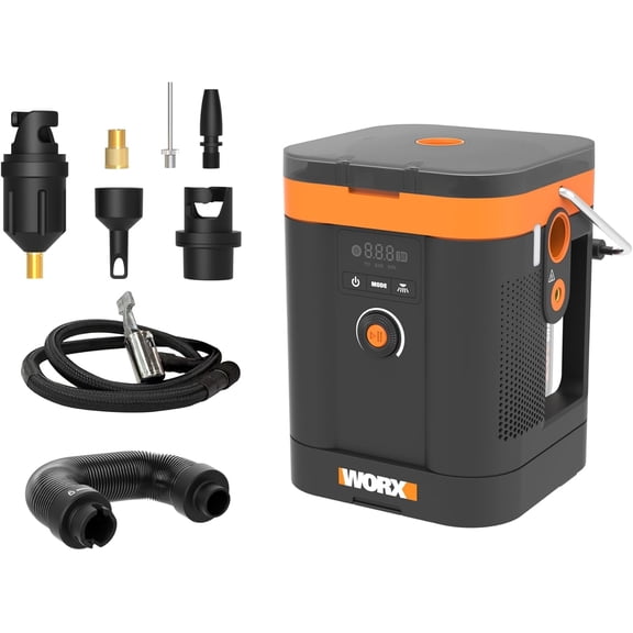 Worx WX098L.9 20V Power Share Multi-Function Portable Air Pump (Tool Only  Battery & Charger Not Included)