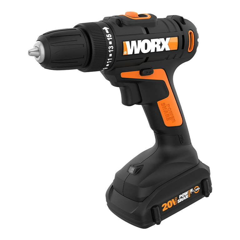 WX101L.4 Worx 20V MaxLithium Cordless Drill/Driver with 30 pc
