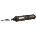 Worx WX240L 4V Cordless Screwdriver - 3-Speed Electric Screwdriver With LED Lights & USB Charging
