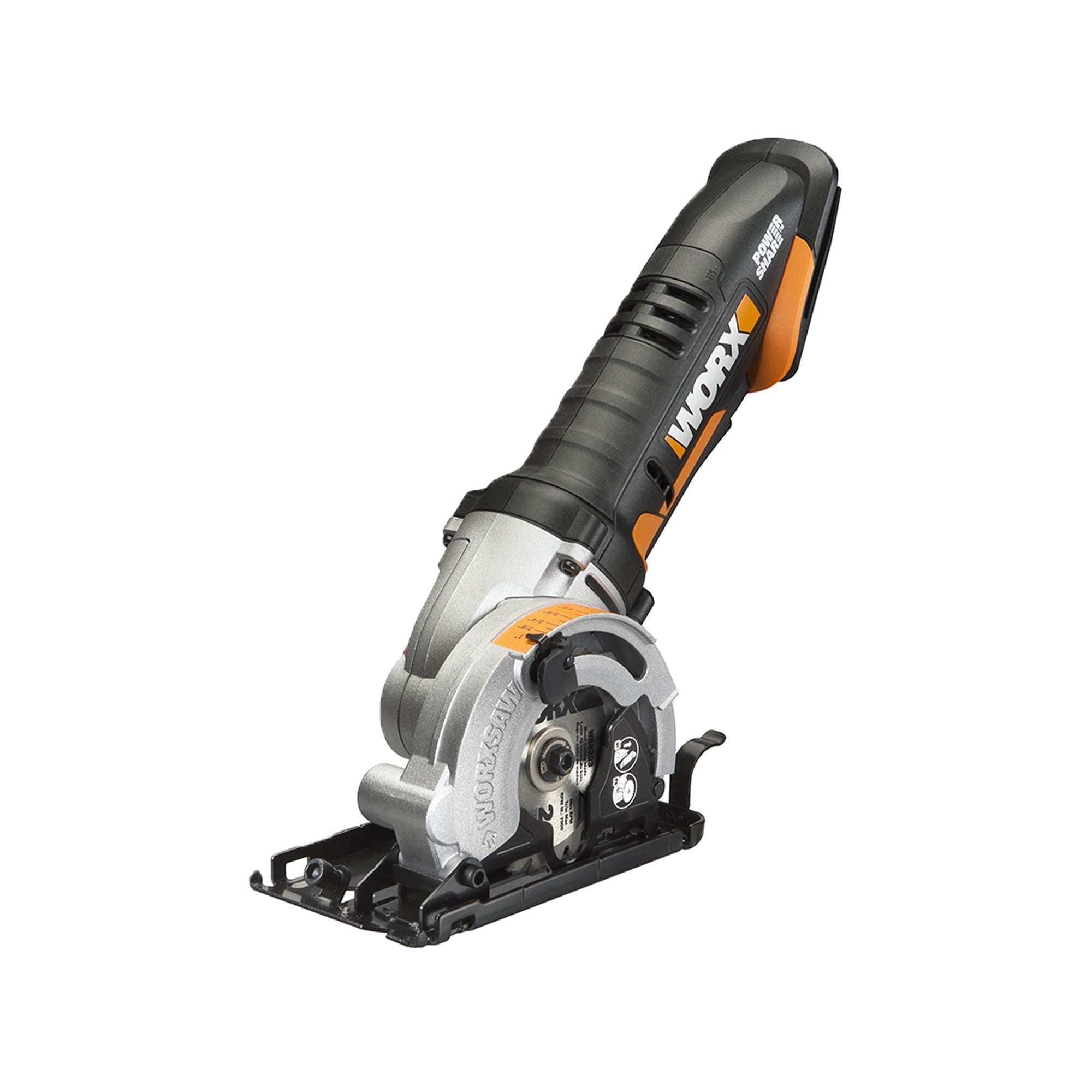 POWER SHARE 20-Volt Worxsaw 3-3/8 in. Compact Circular Saw (Tool Only) POWER SHARE 20-Volt Worxsaw 3-3/8 in. Compact Circular Saw (Tool Only)