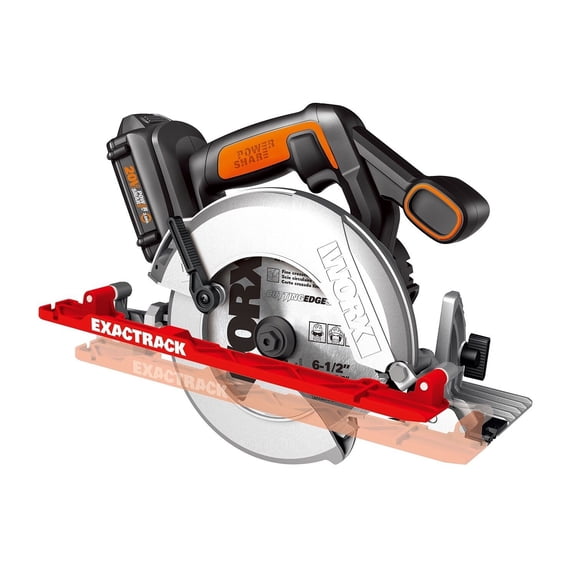 Worx 20V MAX 6-1/2 in. Cordless Brushless Circular Saw Kit (Battery & Charger)