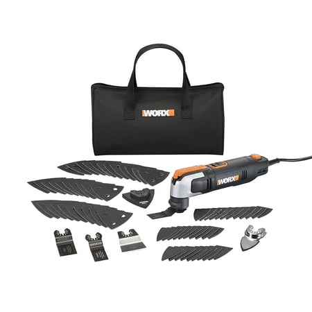 Worx WX686L.1 2.5 Amp Oscillating Multi-Tool with 70pc Accessory Kit