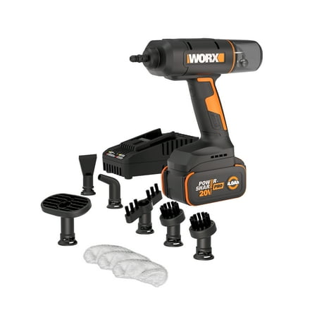 WORX - WX770L 20V SteamStorm Cordless Handheld Steam Cleaner - Black