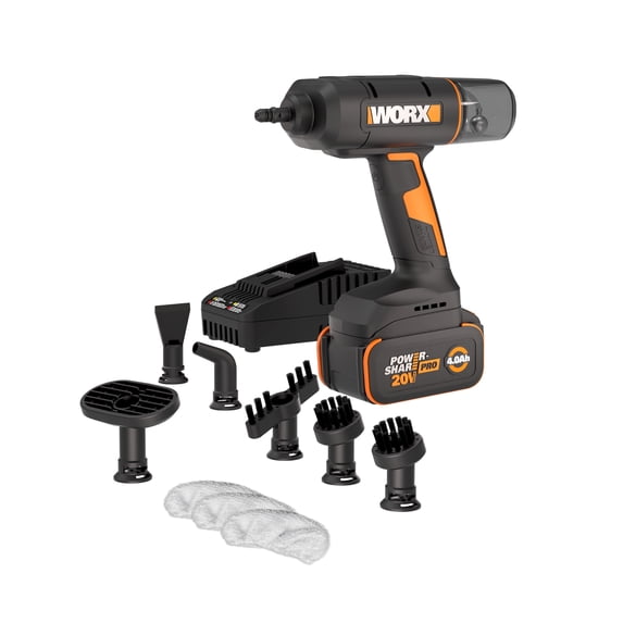 Worx WX770L 20V SteamStorm™ Battery Powered Cordless Handheld Steam Cleaner