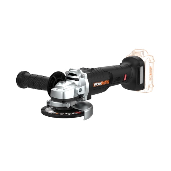 Worx WX812L.9 20V Power Share 4.5" Cordless Angle Grinder with Brushless Motor (Tool Only)