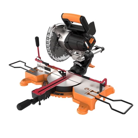WORX - 20V 7.25" Cordless Compound Miter Saw (1 x 4.0 Ah Battery and 1 x Charger) - Black