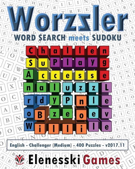 Worzzler (English, Challenger, 400 Puzzles) 2017.11: Word Search meets Sudoku (Paperback)