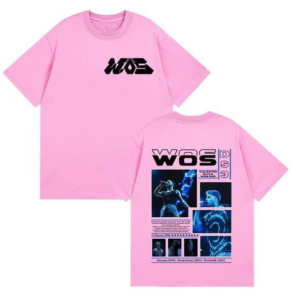 Wos 2025 DS3 Tour New Album Unisex Short Sleeve Cotton Vintage Oversized O-Neck T-Shirt - Summer Hip Hop Merch Tops