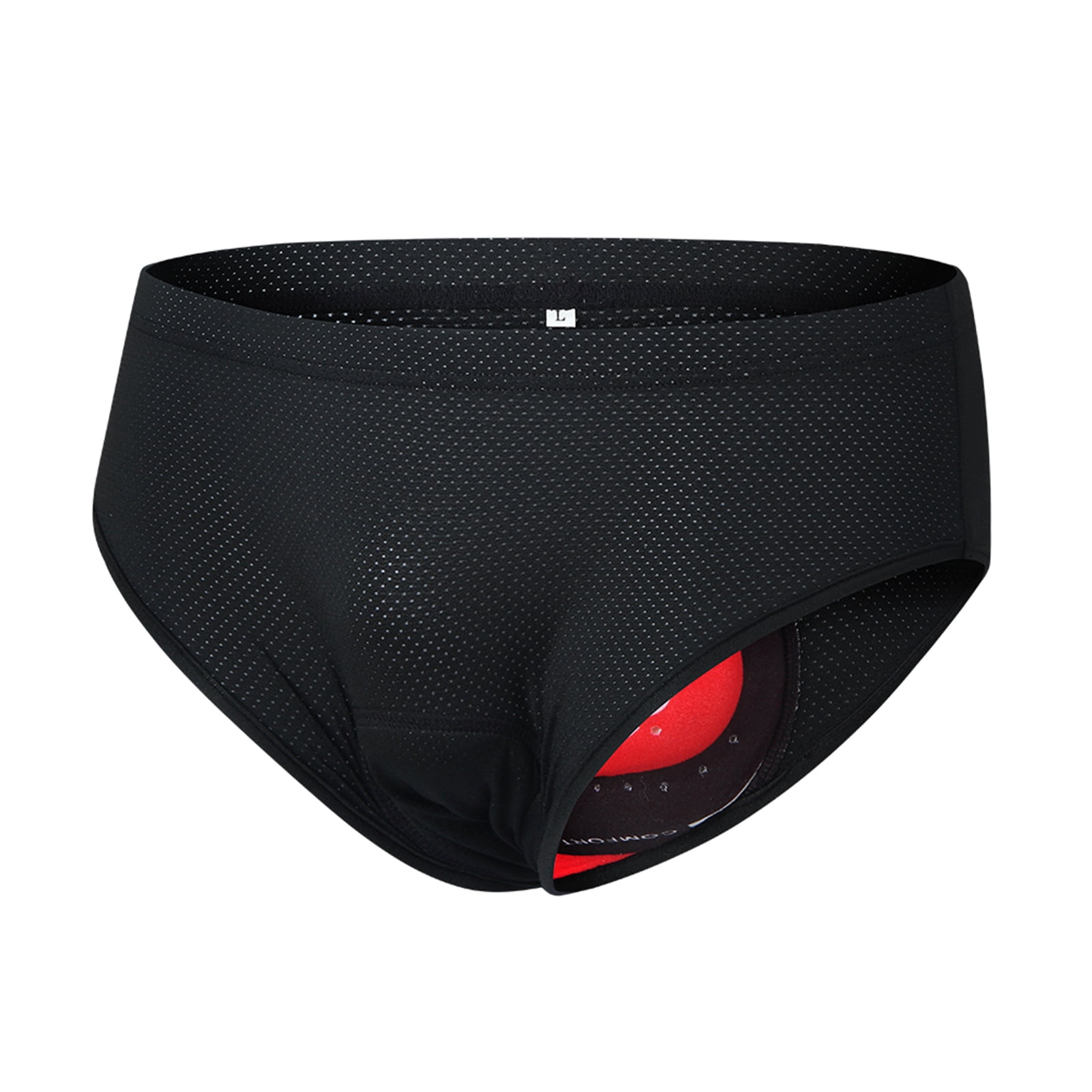 Wosawe Men Bike Underwear Breathable Padded Briefs Cycling Underwear Shorts