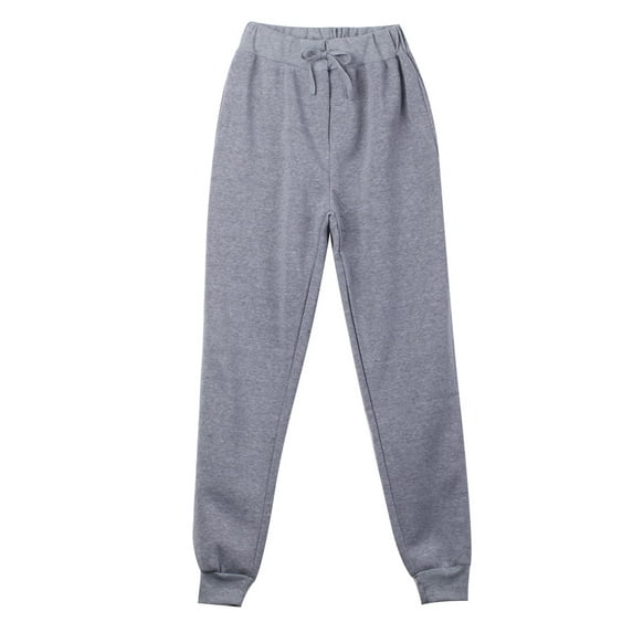 Woshilaocai Mens Grey/Black/Navy Fleece Joggers Pants Trousers Jogging Bottoms