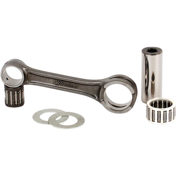 Wossner Forged Connecting Rod Kit for KTM 250/300cc 2-Stroke Off-Road Engines, 8620 Steel, Includes Rod, Bearing, Pin & Washers (P2024)