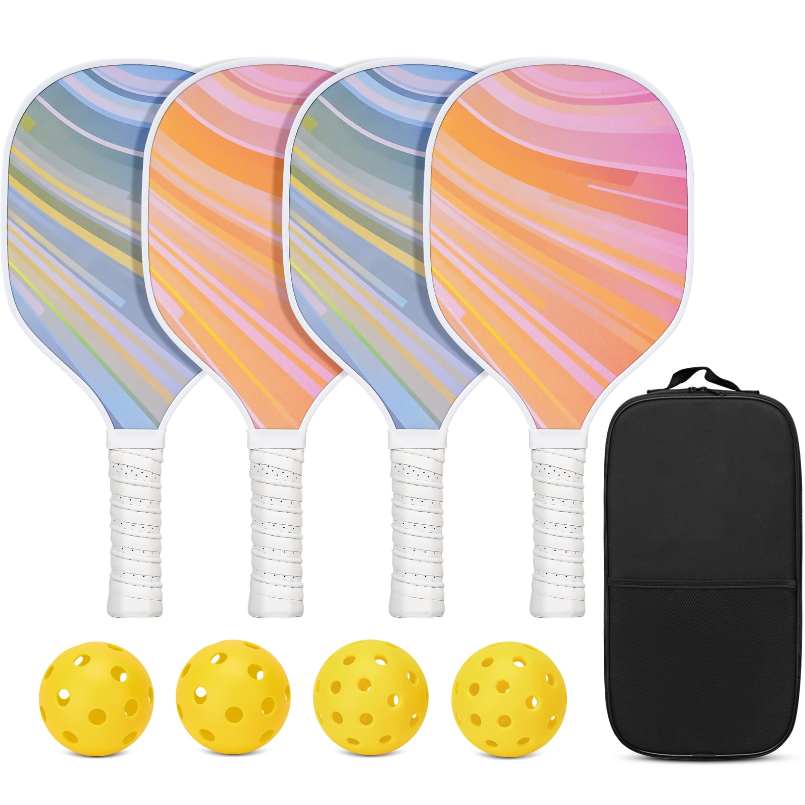 Pickleball Paddles Set Of 2 Pink Pickleball Paddles Set Of 4