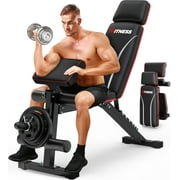 Wostoo Foldable 7 Positions Adjustable Weight Bench Workout Bench Olympic Bench Press for Home Gym,Holds up to 800lbs