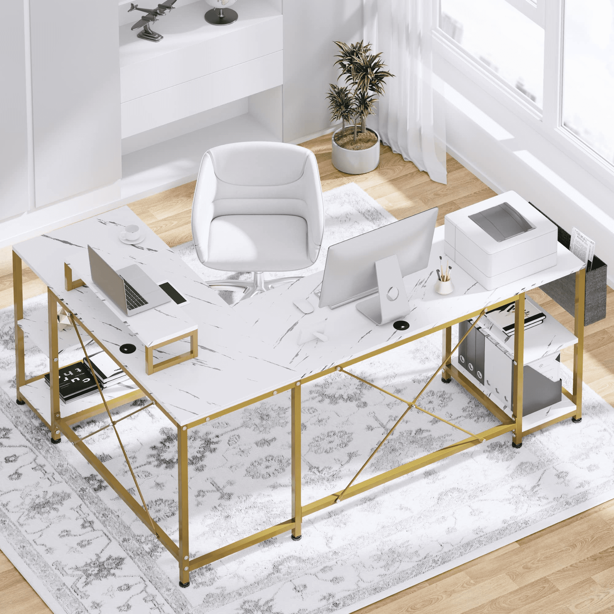 Marble study desk outlet